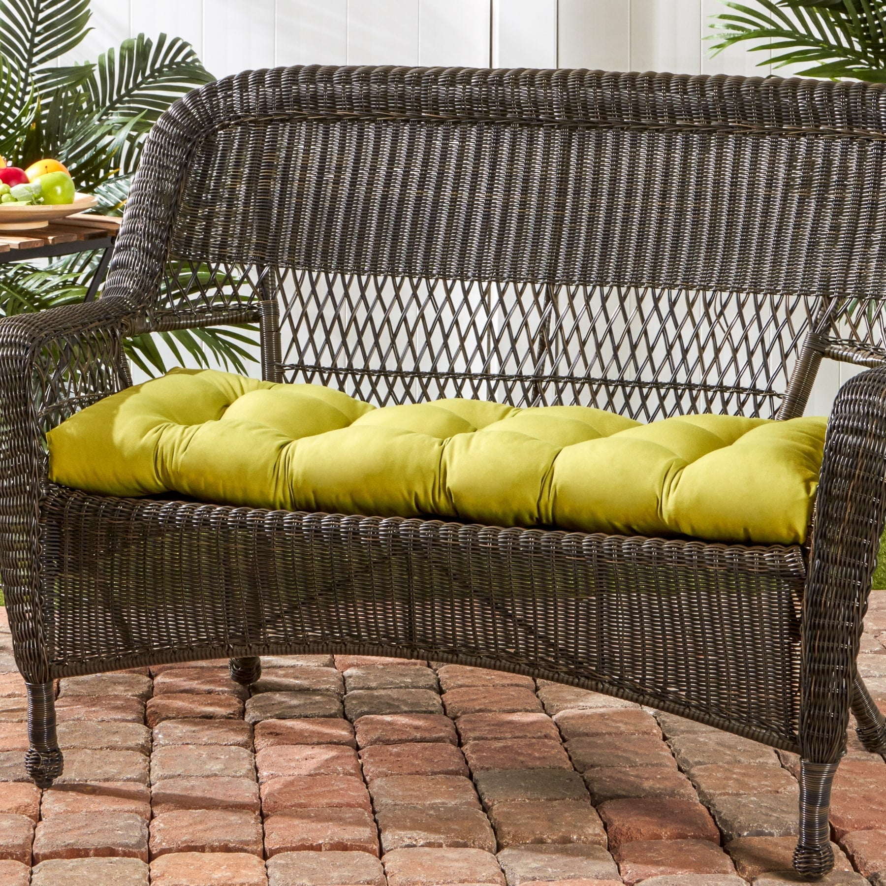 44 Inch Outdoor Kiwi Green Swing Bench Cushion