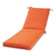 thumbnail image 1 of Greendale Home Fashions 73'' x 23'' Outdoor Chaise Lounge Cushion, Rust, 1 of 8