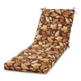 thumbnail image 1 of Greendale Home Fashions 73 x 23 in. Russet Floral Outdoor Chaise Cushion, 1 of 8