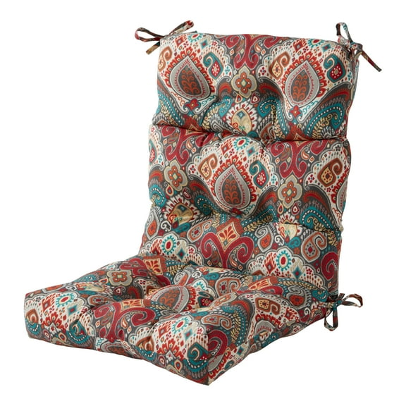 Greendale Home Fashions Asbury Park 44 x 22 in. Outdoor High Back Chair Cushion