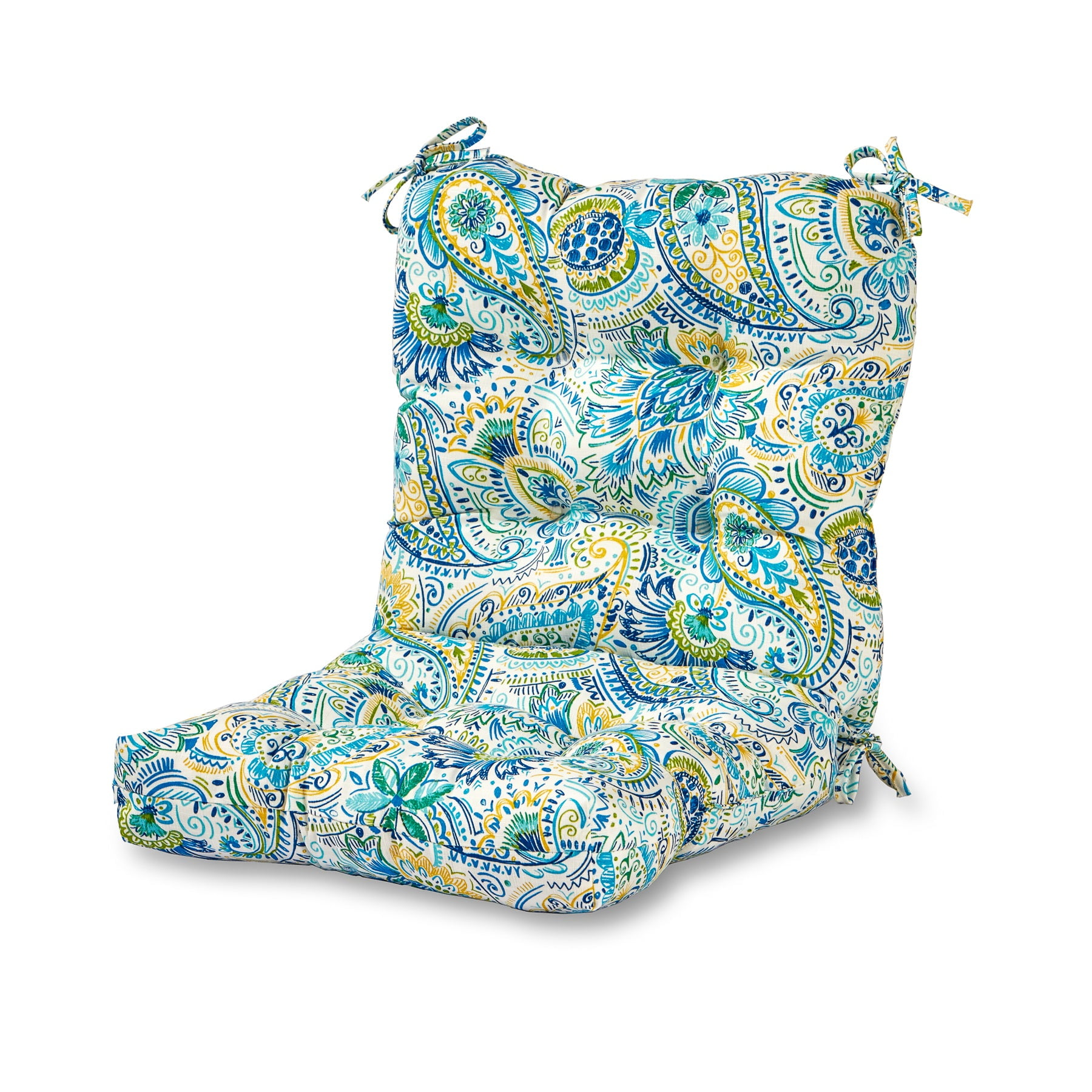 Greendale Paisley Seat Cushions Paisley 15 Round Outdoor Seat