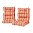 thumbnail image 1 of Watermelon Stripe 44 x 22 in. Outdoor High Back Chair Cushion (2-Pack) by Greendale Home Fashions, 1 of 101