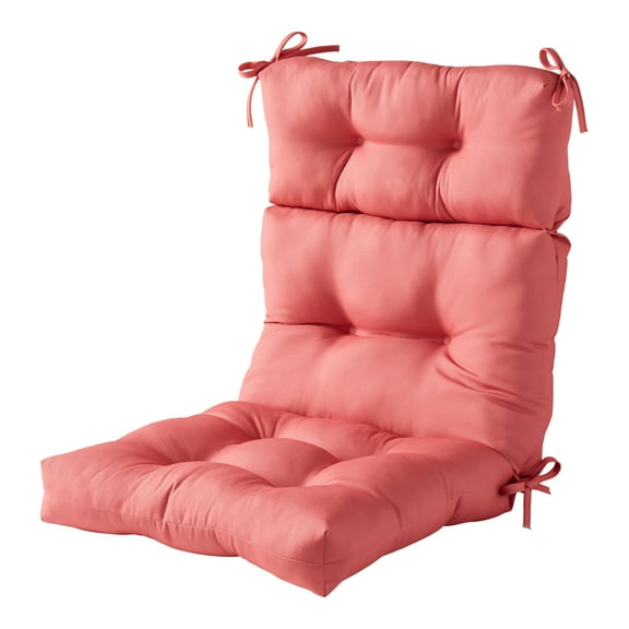 Greendale Home Fashions Coral 44 x 22 in. Outdoor High Back Chair Cushion