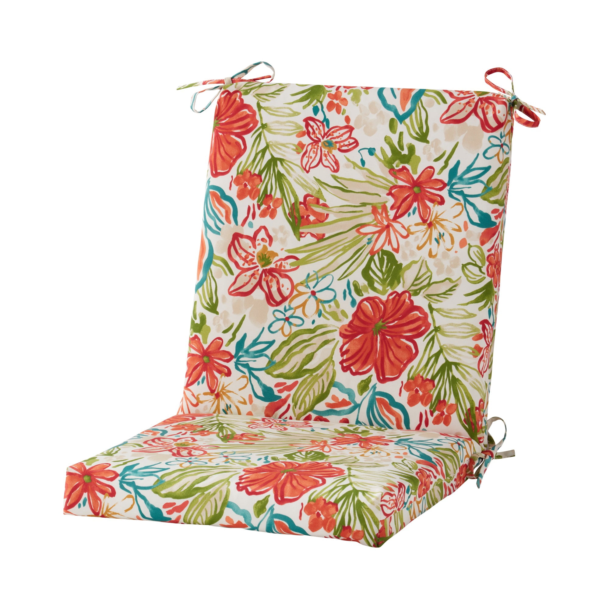 Greendale Home Fashions Outdoor 43'' x 20'' High Back Chair Pad, Breeze ...