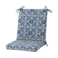 thumbnail image 1 of Greendale Home Fashions Outdoor High Back Chair Pad, Indigo, 1 of 7