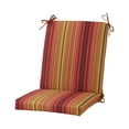 thumbnail image 1 of Greendale Home Fashions Outdoor 43'' x 20'' High Back Chair Pad, Kinnabari Stripe, 1 of 7