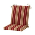 thumbnail image 1 of Greendale Home Fashions Outdoor High Back Chair Pad, Roma Stripe, 1 of 7