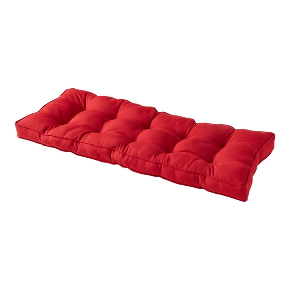 Sunbrella Canva Jockey Red 51 x 18 in. Outdoor Bench Cushion by Greendale Home Fashions