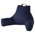 thumbnail image 1 of Greendale Home Fashions Jumbo Cobalt Blue Polyester Bed Rest Pillow, 1 of 5