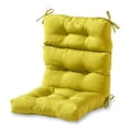 thumbnail image 1 of Greendale Home Fashions Outdoor 44'' x 22'' High Back Chair Cushion, Kiwi, 1 of 8