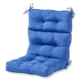 thumbnail image 1 of Greendale Home Fashions Outdoor 44'' x 22'' High Back Chair Cushion, Marine Blue, 1 of 9