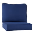 thumbnail image 1 of Greendale Home Fashions Outdoor 2-Piece Reversible Deep Seat Cushion Set, Marine Blue, 1 of 8