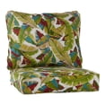 thumbnail image 1 of Greendale Home Fashions Outdoor 2-Piece Reversible Deep Seat Cushion Set, Palm Leaves Multi, 1 of 6