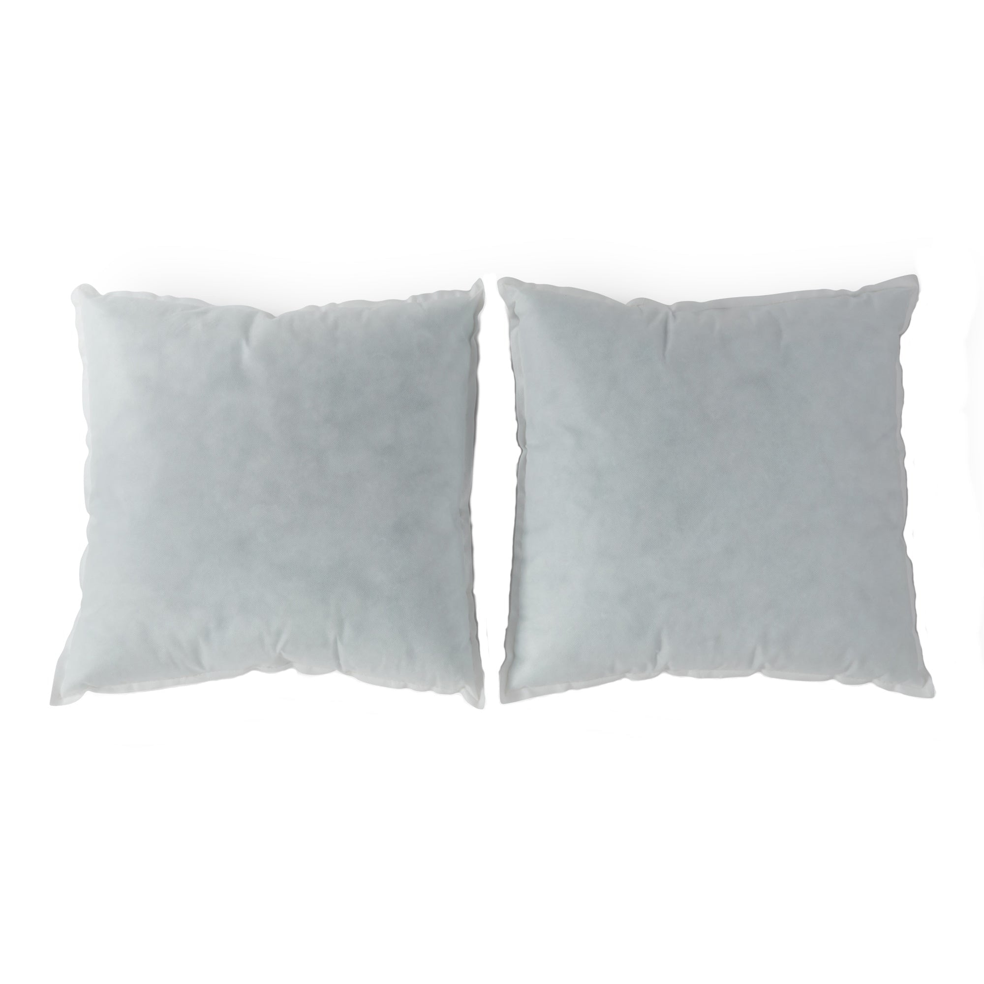 Premium 18" x 18" White Eco-Friendly Pillow Inserts (Set of 2)