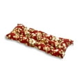 thumbnail image 1 of Greendale Home Fashions Roma Floral 51 x 18 in. Outdoor Reversible Tufted Bench Cushion, 1 of 9