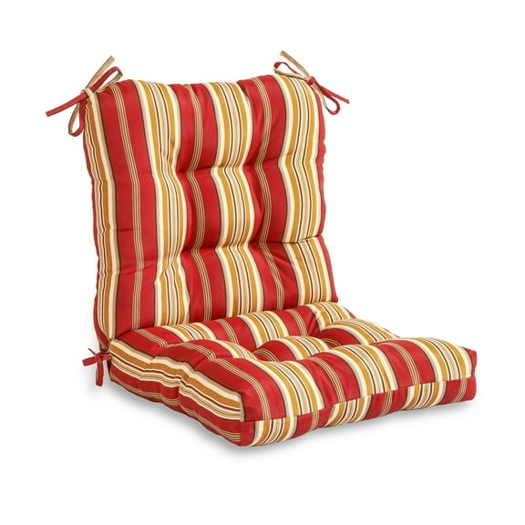 Greendale Home Fashions Roma Stripe Outdoor Dining Chair Cushion