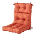 thumbnail image 1 of Greendale Home Fashions Outdoor 44'' x 22'' High Back Chair Cushion, Rust, 1 of 7