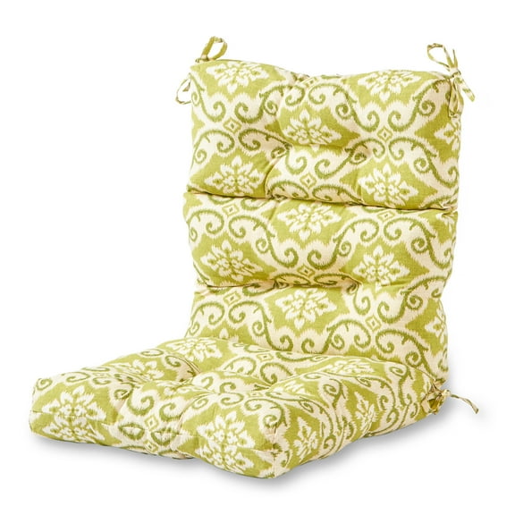 Greendale Home Fashions Shoreham Ikat 44 x 22 in. Outdoor High Back Chair Cushion