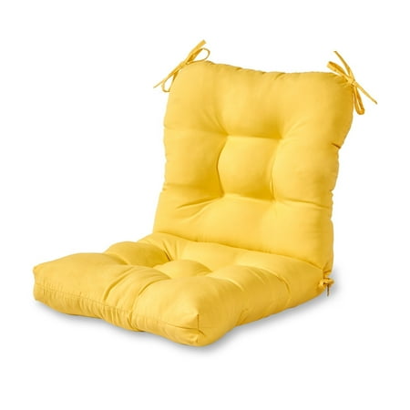 Greendale Home Fashions Outdoor Tufted 42'' x 21'' Chair Cushion, Sunbeam