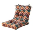 thumbnail image 1 of Greendale Home Fashions Surreal Chevron 42 x 21 in. Outdoor Reversible Tufted Chair Cushion, 1 of 9