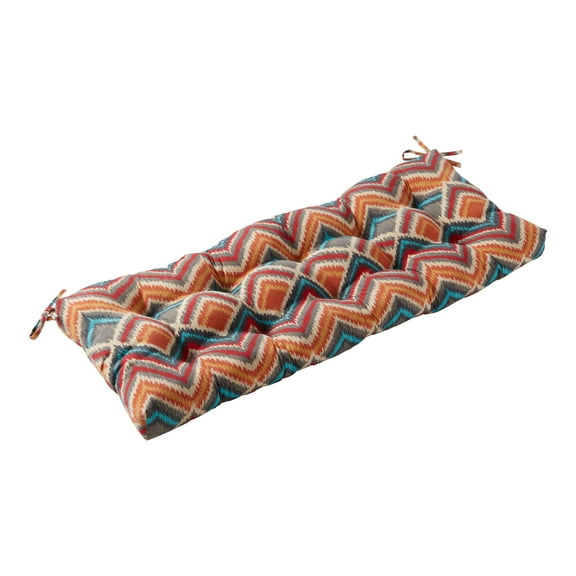 Greendale Home Fashions Surreal Chevron 44 x 17 in. Outdoor Bench Seat Cushion
