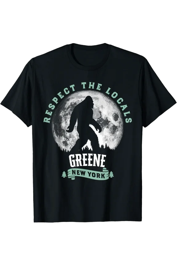 Greene New York Bigfoot Night Stroll T-Shirt
