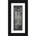 thumbnail image 1 of Greene, Taylor 11x24 Black Ornate Wood Framed with Double Matting Museum Art Print Titled - PORTICO II, 1 of 4
