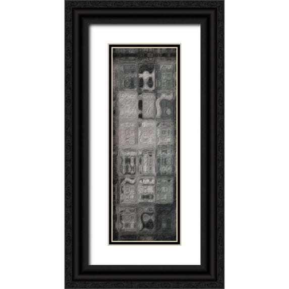 Greene, Taylor 11x24 Black Ornate Wood Framed with Double Matting Museum Art Print Titled - PORTICO II