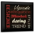 thumbnail image 1 of Greene, Taylor 12x12 Black Modern Framed Museum Art Print Titled - Fashion Patch S6, 1 of 5