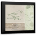 thumbnail image 1 of Greene, Taylor 12x12 Black Modern Framed Museum Art Print Titled - Inspire Hope Dream Bird, 1 of 5