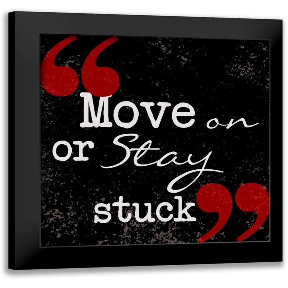 Greene, Taylor 12x12 Black Modern Framed Museum Art Print Titled - Move On