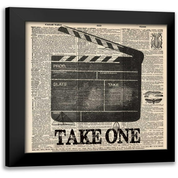 Greene, Taylor 12x12 Black Modern Framed Museum Art Print Titled - TAKE ONE