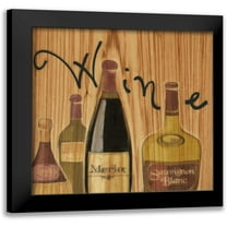 Greene, Taylor 12x12 Black Modern Framed Museum Art Print Titled - WINE 2