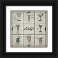 thumbnail image 1 of Greene, Taylor 12x12 Black Ornate Wood Framed with Double Matting Museum Art Print Titled - Cocktail Lounge, 1 of 4