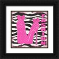 thumbnail image 1 of Greene, Taylor 12x12 Black Ornate Wood Framed with Double Matting Museum Art Print Titled - FASHION Zebra, 1 of 4