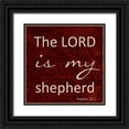 thumbnail image 1 of Greene, Taylor 12x12 Black Ornate Wood Framed with Double Matting Museum Art Print Titled - MY SHEPHERD, 1 of 4