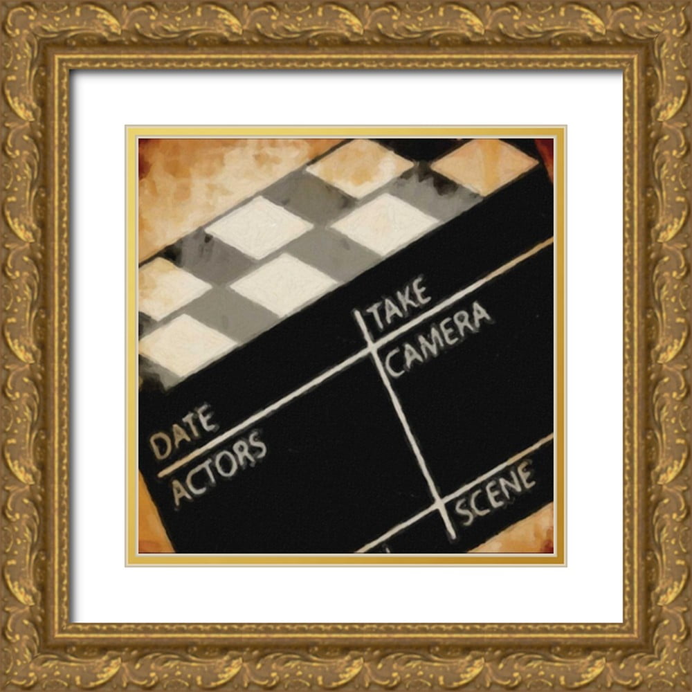 Greene, Taylor 12x12 Gold Ornate Wood Framed with Double Matting Museum ...