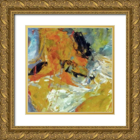 Greene, Taylor 12x12 Gold Ornate Wood Framed with Double Matting Museum Art Print Titled - STIGMA I