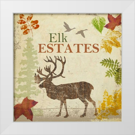Greene, Taylor 12x12 White Modern Wood Framed Museum Art Print Titled - ELK
