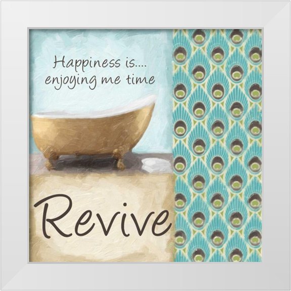 Greene, Taylor 12x12 White Modern Wood Framed Museum Art Print Titled - ME TIME