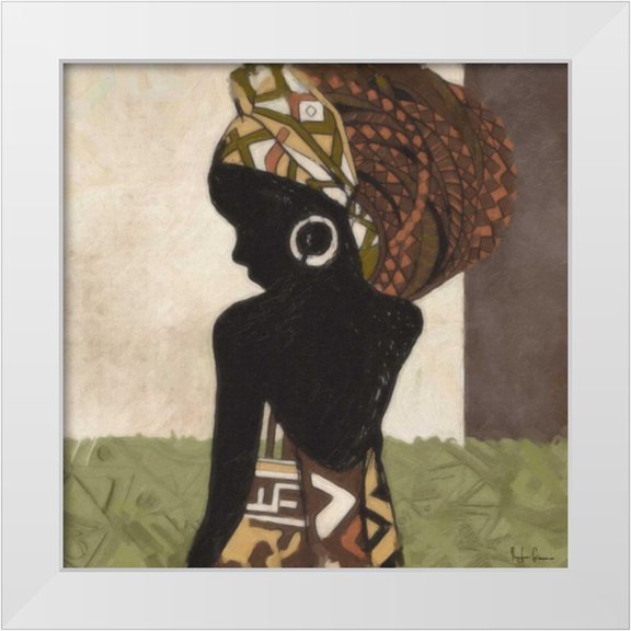 Greene, Taylor 12x12 White Modern Wood Framed Museum Art Print Titled - REGALITY II