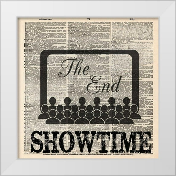 Greene, Taylor 12x12 White Modern Wood Framed Museum Art Print Titled - SHOWTIME 2