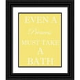 thumbnail image 1 of Greene, Taylor 12x14 Black Ornate Wood Framed with Double Matting Museum Art Print Titled - PRINCESS MUST BATHE, 1 of 4