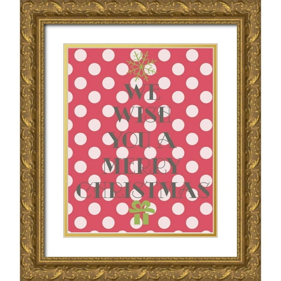Greene, Taylor 12x14 Gold Ornate Wood Framed with Double Matting Museum Art Print Titled - WE WISH TREE