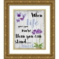 thumbnail image 1 of Greene, Taylor 12x14 Gold Ornate Wood Framed with Double Matting Museum Art Print Titled - When Life, 1 of 4