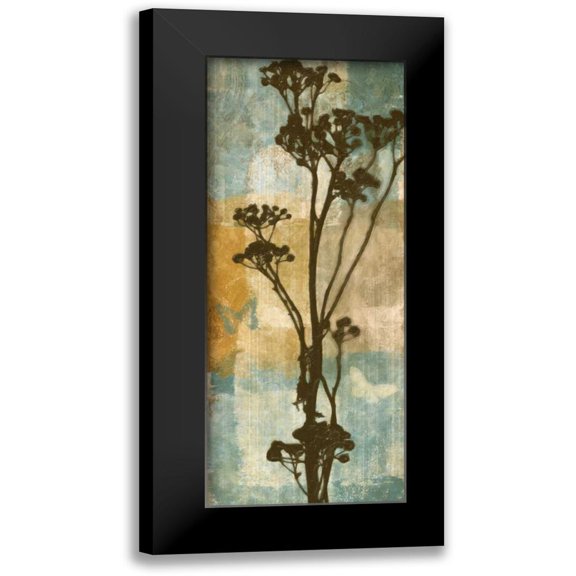 Greene, Taylor 12x24 Black Modern Framed Museum Art Print Titled - BOTANICAL BEAUTY I