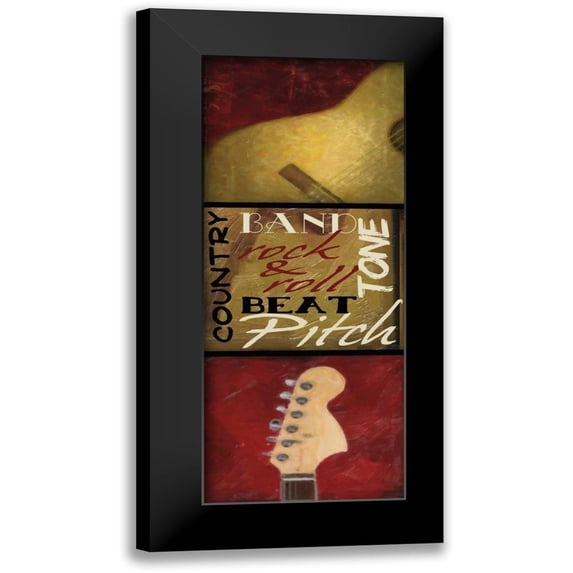 Greene, Taylor 12x24 Black Modern Framed Museum Art Print Titled - JAM SESSION 1