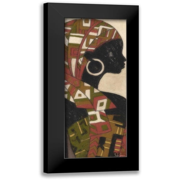 Greene, Taylor 12x24 Black Modern Framed Museum Art Print Titled - REGALITY PANEL I