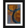 thumbnail image 1 of Greene, Taylor 13x18 Black Ornate Wood Framed with Double Matting Museum Art Print Titled - AZURE RINGS 2, 1 of 4