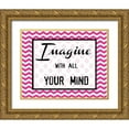 thumbnail image 1 of Greene, Taylor 14x12 Gold Ornate Wood Framed with Double Matting Museum Art Print Titled - IMAGINE WITH ALL YOUR MIND, 1 of 4